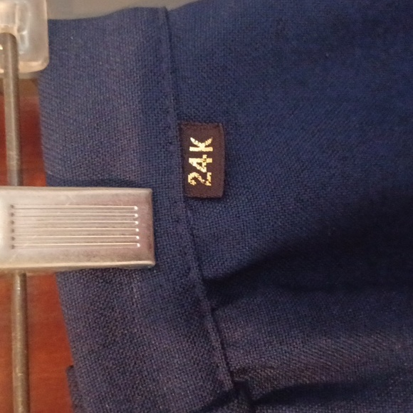 5 for $15 Vintage sz 14 Navy blue 24k pencil skirt - Picture 5 of 12